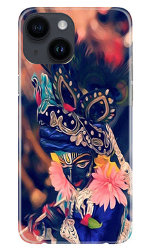 Lord Krishna Mobile Back Case for iPhone 14 (Design - 16)