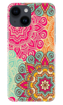 Rangoli art2 Mobile Back Case for iPhone 14 (Design - 29)