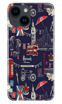 Love London Mobile Back Case for iPhone 14 (Design - 75)