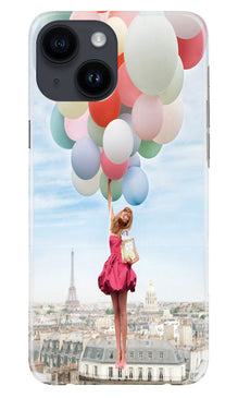 Girl with Baloon Mobile Back Case for iPhone 14 (Design - 84)