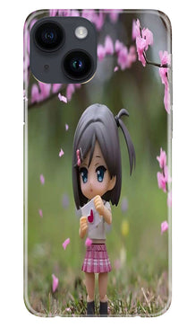 Cute Girl Mobile Back Case for iPhone 14 (Design - 92)
