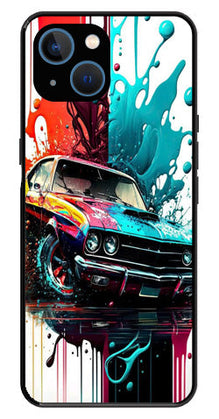 Vintage Car Metal Mobile Case for iPhone 13