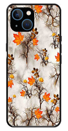 Autumn leaves Metal Mobile Case for iPhone 13