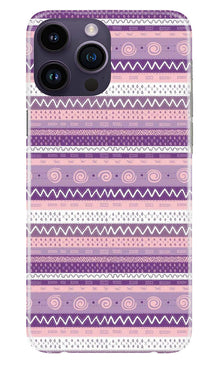 Zigzag line pattern3 Mobile Back Case for iPhone 14 Pro (Design - 11)