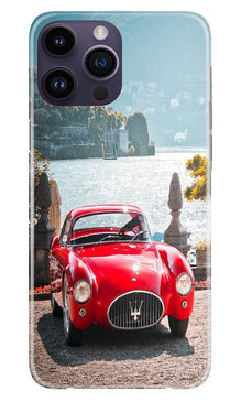 Vintage Car Mobile Back Case for iPhone 14 Pro (Design - 51)