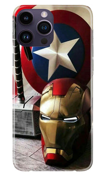 Ironman Captain America Mobile Back Case for iPhone 14 Pro Max (Design - 223)