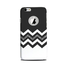 Black white Pattern2Mobile Back Case for iPhone 6 / 6s logo cut  (Design - 83)