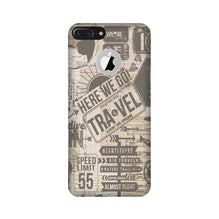 Travel Mobile Back Case for iPhone 7 Plus logo cut  (Design - 104)