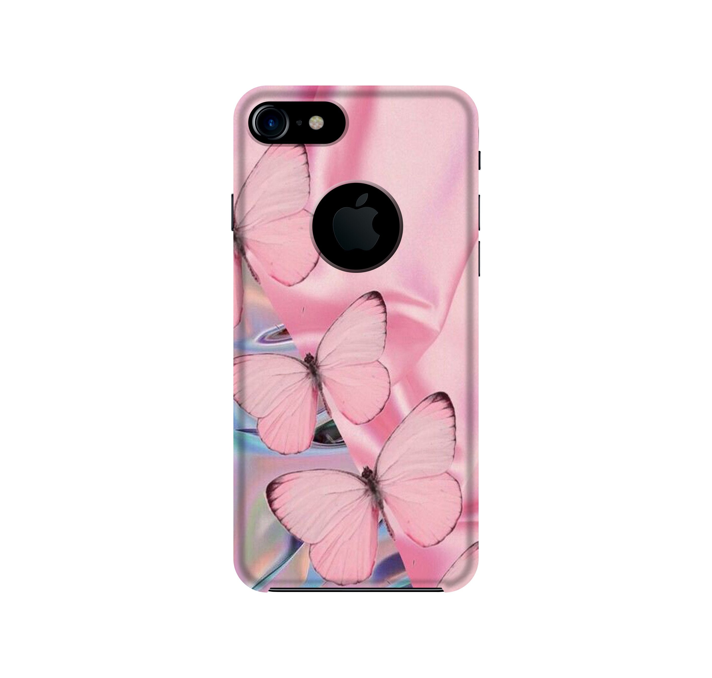 Butterflies Case for iPhone 7 logo cut