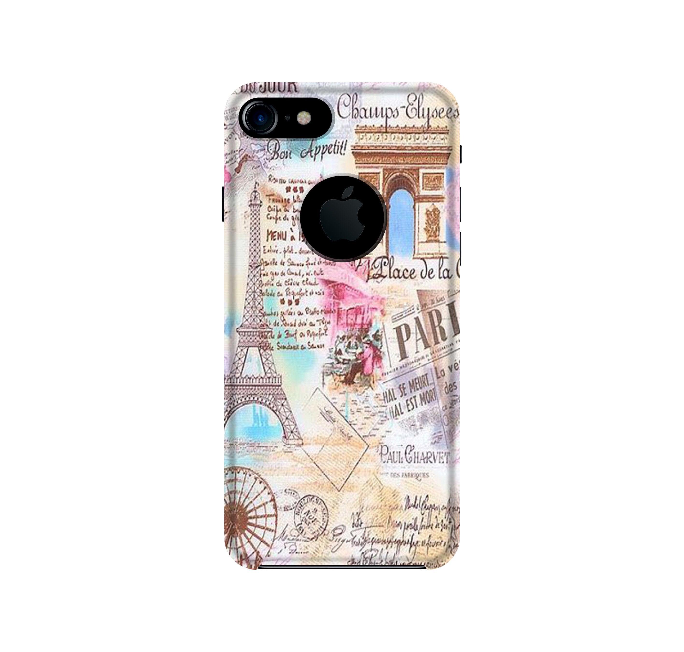 Paris Eiftel Tower Case for iPhone 7 logo cut