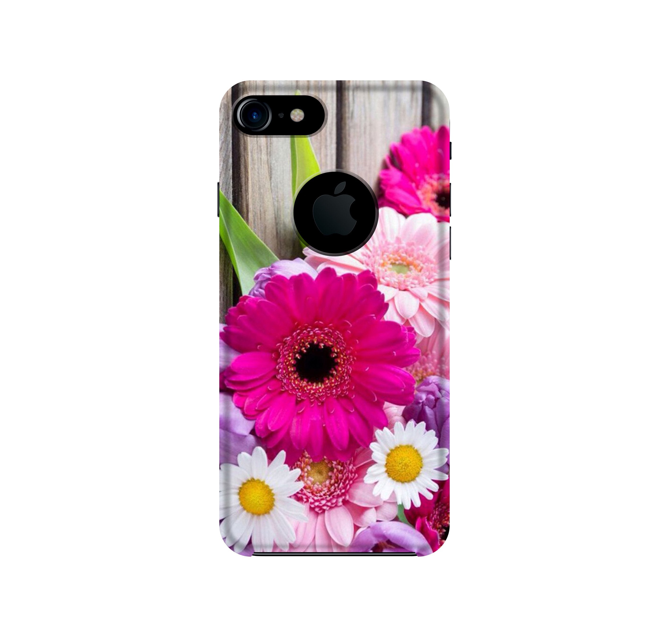 Coloful Daisy2 Case for iPhone 7 logo cut