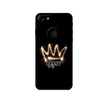 Queen Mobile Back Case for iPhone 7 logo cut (Design - 270)