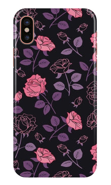 Rose Pattern Mobile Back Case for iPhone X (Design - 2)