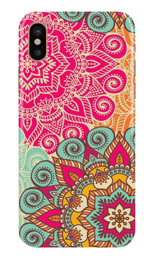 Rangoli art Mobile Back Case for iPhone X (Design - 6)