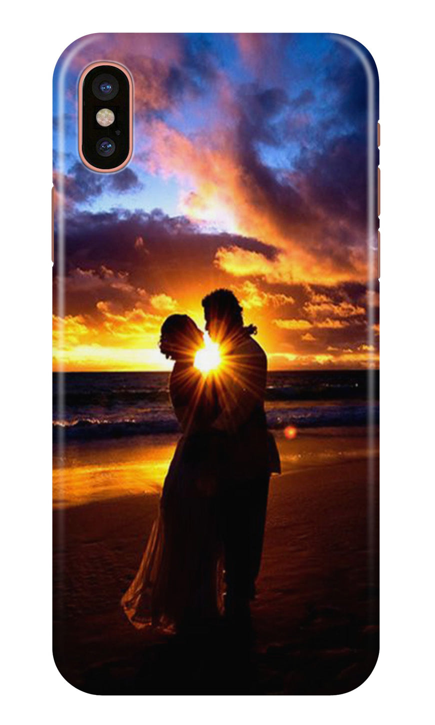 Couple Sea shore Case for iPhone X