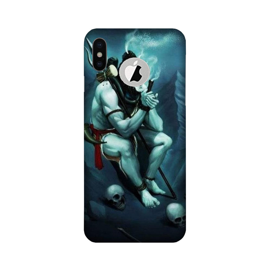 Lord Shiva Mahakal2 Case for iPhone X logo cut