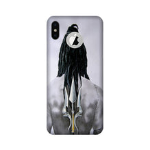 Lord Shiva Mobile Back Case for iPhone X logo cut  (Design - 135)