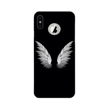 Angel Mobile Back Case for iPhone X logo cut  (Design - 142)