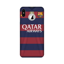 Qatar Airways Mobile Back Case for iPhone X logo cut  (Design - 160)