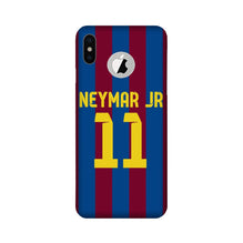 Neymar Jr Mobile Back Case for iPhone X logo cut  (Design - 162)