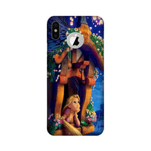 Cute Girl Mobile Back Case for iPhone X logo cut (Design - 198)