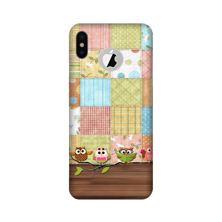 Owls Case for iPhone X logo cut (Design - 202)