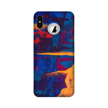 Modern Art Mobile Back Case for iPhone X logo cut (Design - 238)