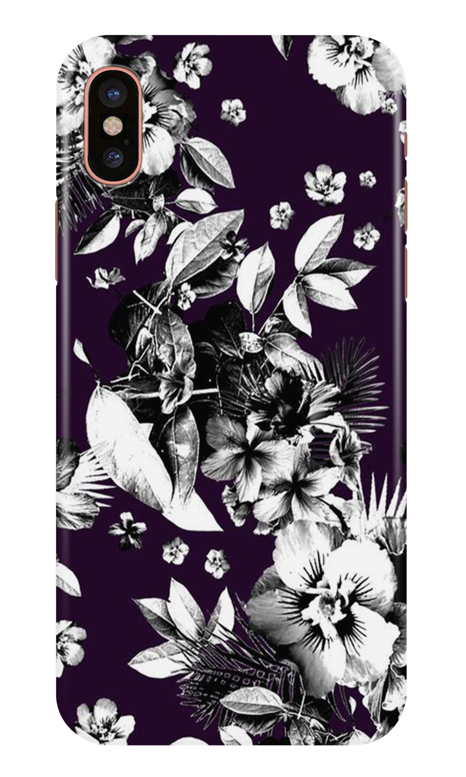 white flowers Case for iPhone Xr