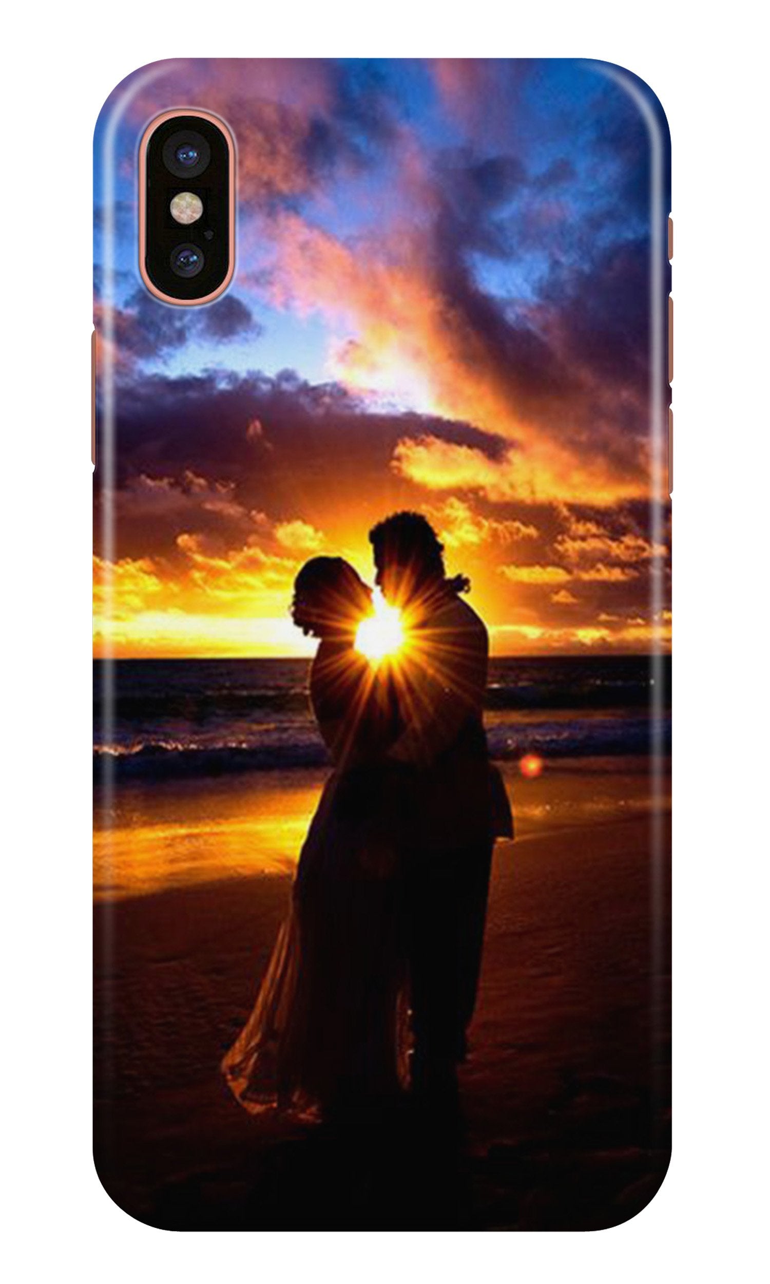 Couple Sea shore Case for iPhone Xr