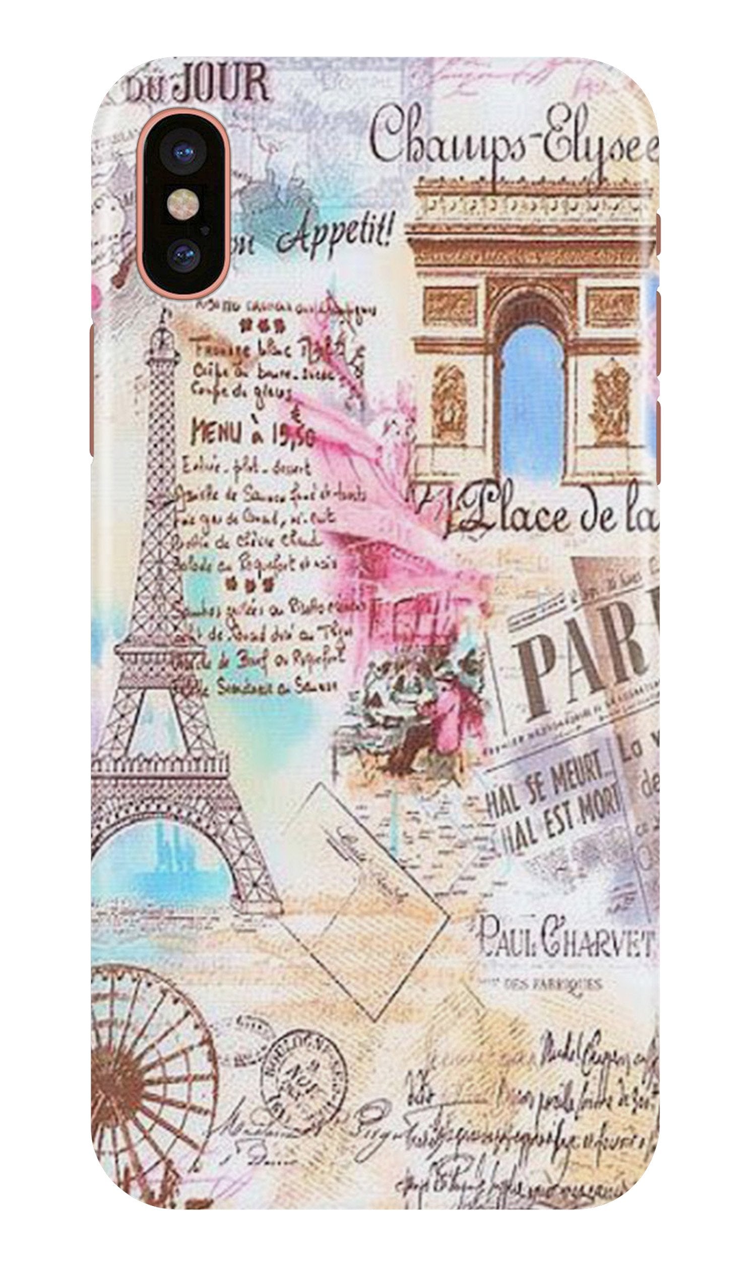 Paris Eiftel Tower Case for iPhone Xr