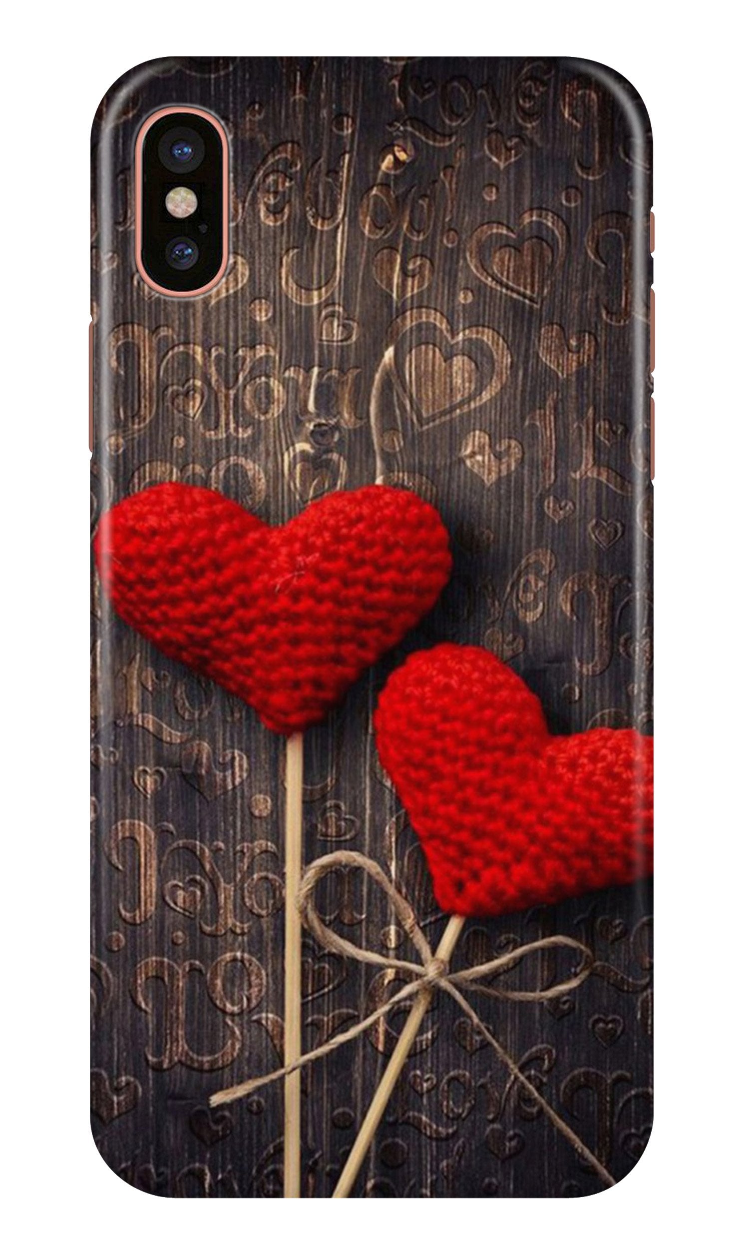 Red Hearts Case for iPhone Xr