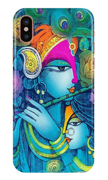 Radha Krishna Mobile Back Case for iPhone Xs Max (Design - 288)