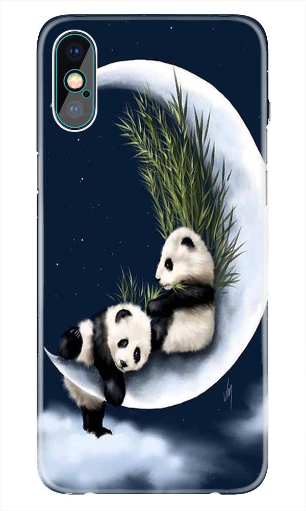 Panda Moon Mobile Back Case for iPhone Xs Max(Design - 318)