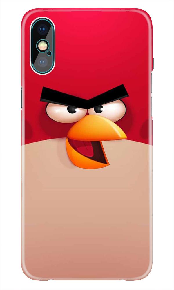 Angry Bird Red Mobile Back Case for iPhone Xs Max(Design - 325)