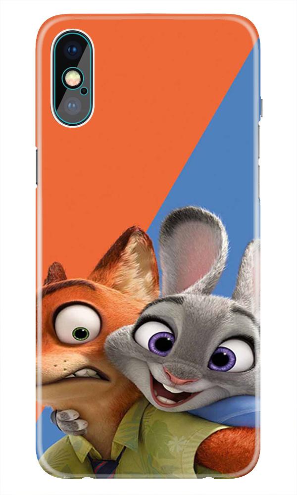 Cartoon Mobile Back Case for iPhone Xs Max(Design - 346)