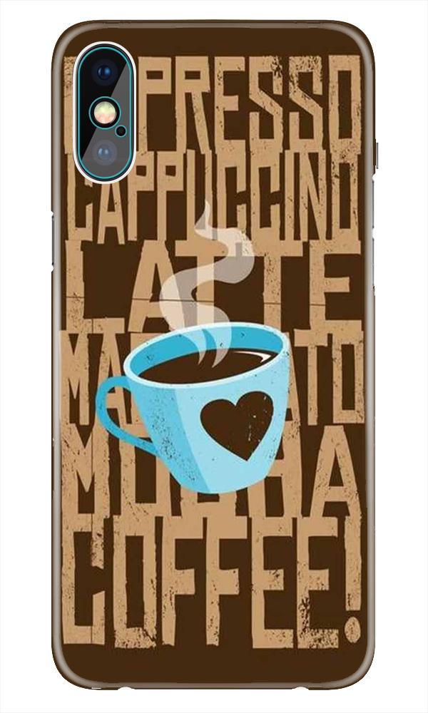 Love Coffee Mobile Back Case for iPhone Xs Max(Design - 351)