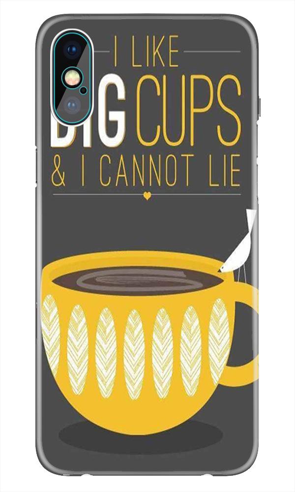 Big Cups Coffee Mobile Back Case for iPhone Xs Max(Design - 352)