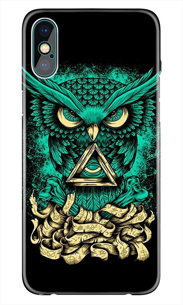 Owl Mobile Back Case for iPhone Xs Max(Design - 358)