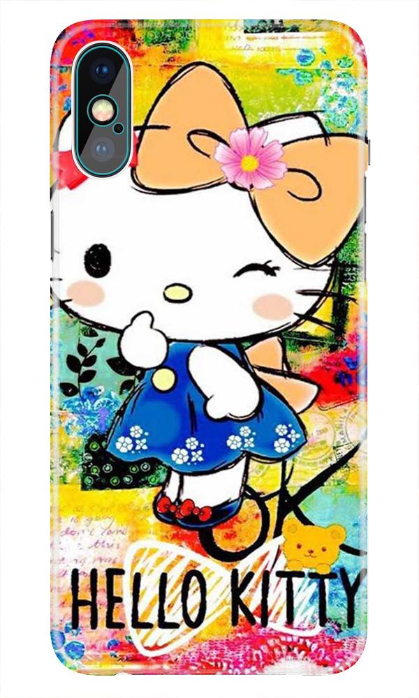 Hello Kitty Mobile Back Case for iPhone Xs Max(Design - 362)