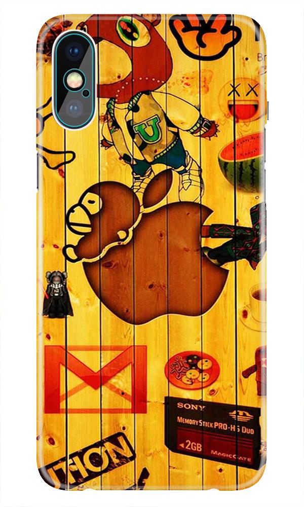 Wooden Texture Mobile Back Case for iPhone Xs Max(Design - 367)