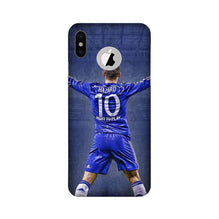 Hazard Mobile Back Case for iPhone Xs logo cut   (Design - 164)