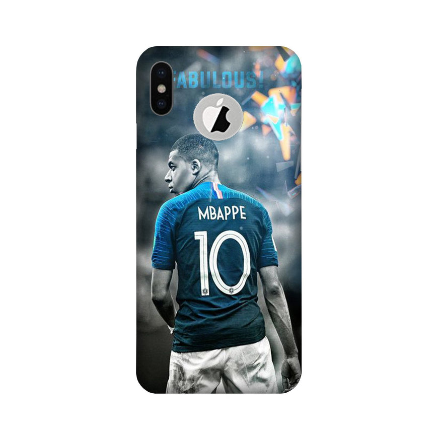 Mbappe Case for iPhone Xs logo cut   (Design - 170)