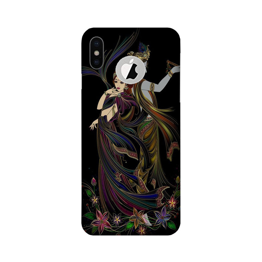 Radha Krishna Case for iPhone Xs logo cut  (Design No. 290)