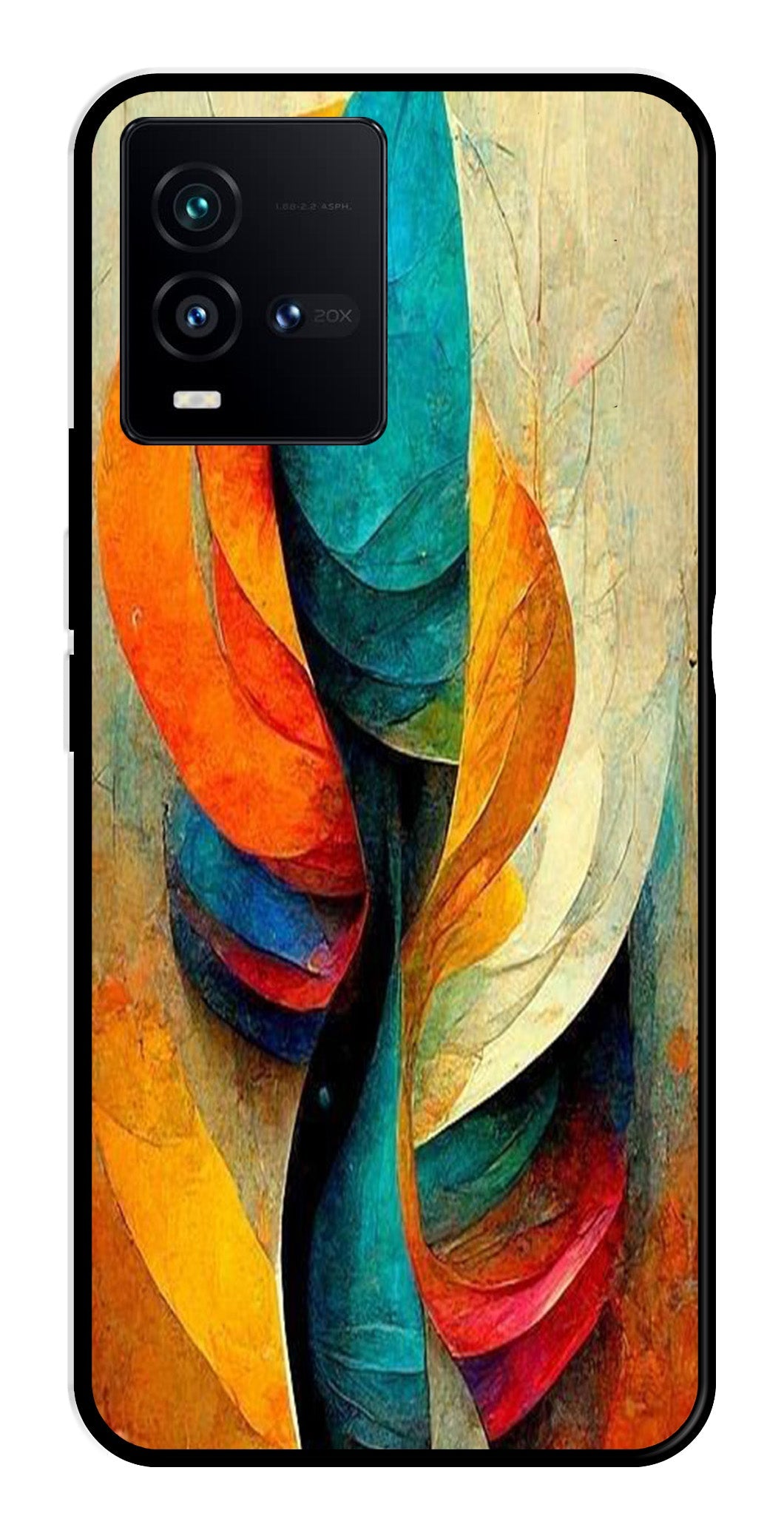 Modern Art Metal Mobile Case for Vivo iQOO 9T 5G   (Design No -11)