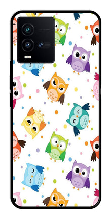 Owls Pattern Metal Mobile Case for Vivo iQOO 9T 5G