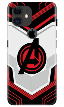 Avengers2 Mobile Back Case for iPhone 11 Logo Cut (Design - 255)