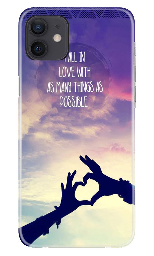 Fall in love Case for iPhone 12 Mini