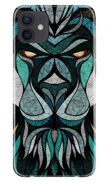 Lion Mobile Back Case for iPhone 12 Mini (Design - 97)