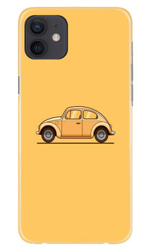 Vintage Car Mobile Back Case for iPhone 12 Mini (Design - 262)