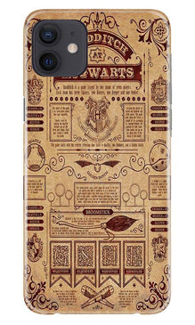 Hogwarts Mobile Back Case for iPhone 12 (Design - 304)